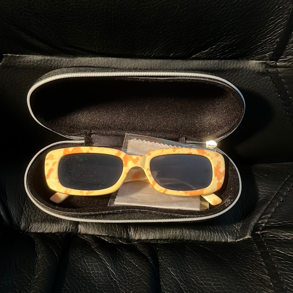 yellow + orange sunglasses